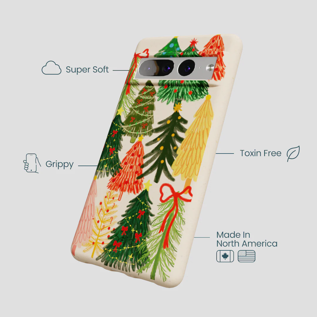 Seashell Festive Trees Google Pixel 7 Pro Case - Image 4