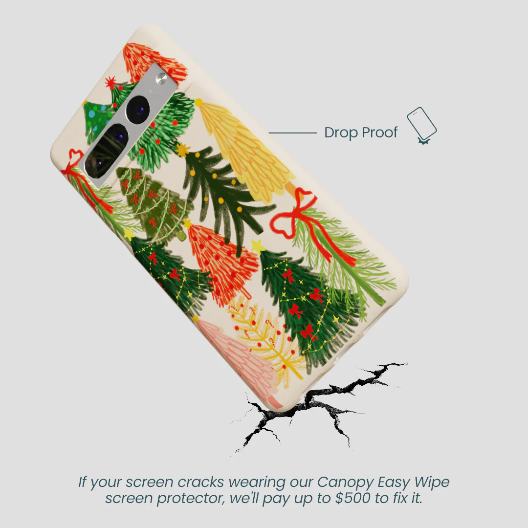 Seashell Festive Trees Google Pixel 7 Pro Case - Image 5