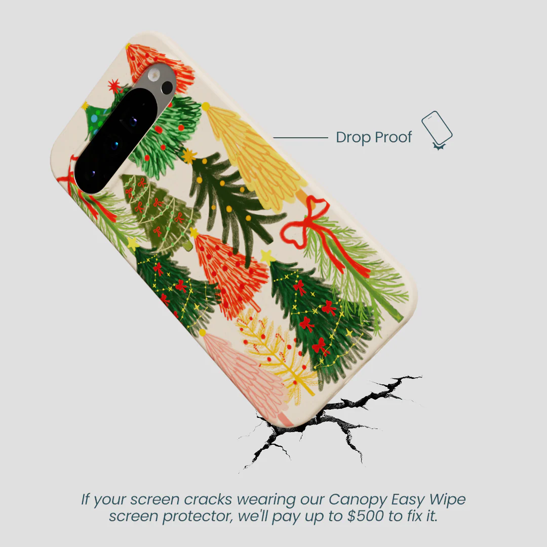 Seashell Festive Trees Google Pixel 9 Pro XL Case - Image 5