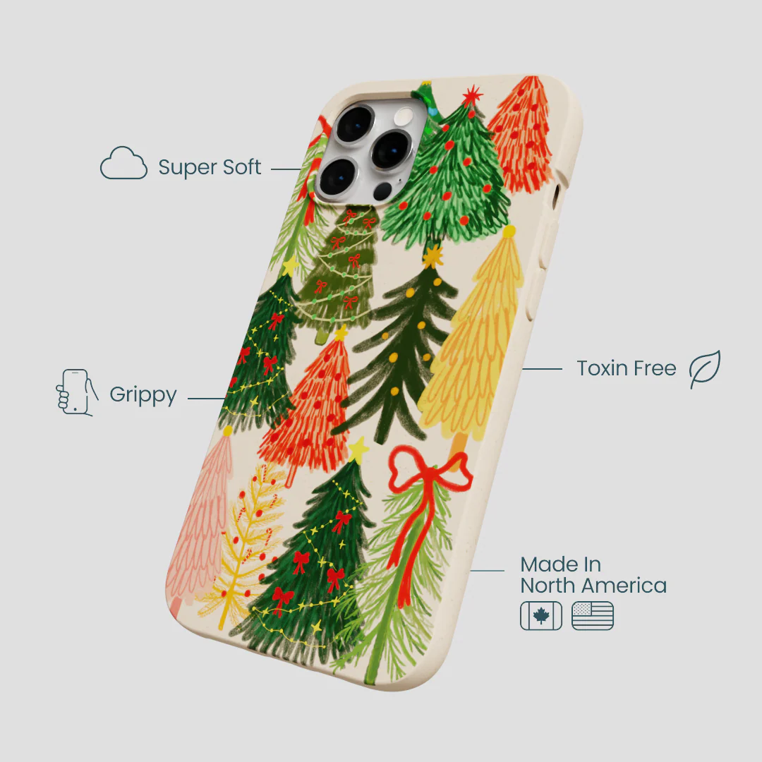 Seashell Festive Trees iPhone 12 Pro Max Case - Image 4