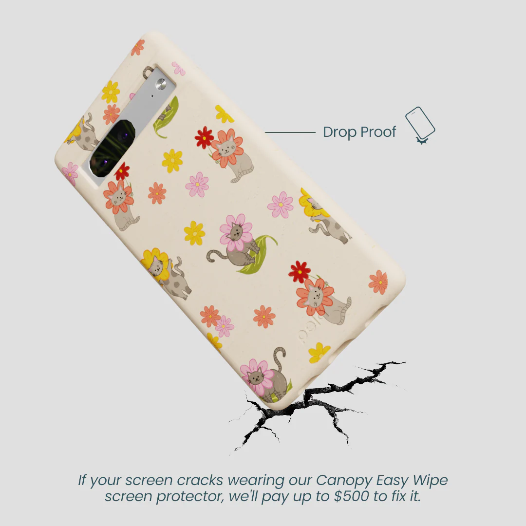 Seashell Flower Cats Google Pixel 7 Case - Image 4
