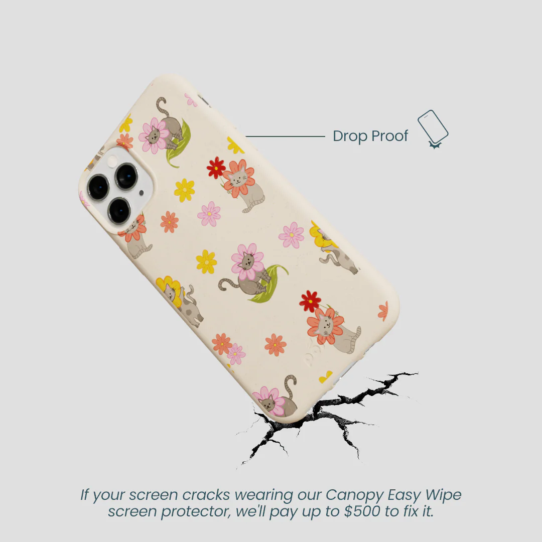 Seashell Flower Cats iPhone 11 Pro Case - Image 4