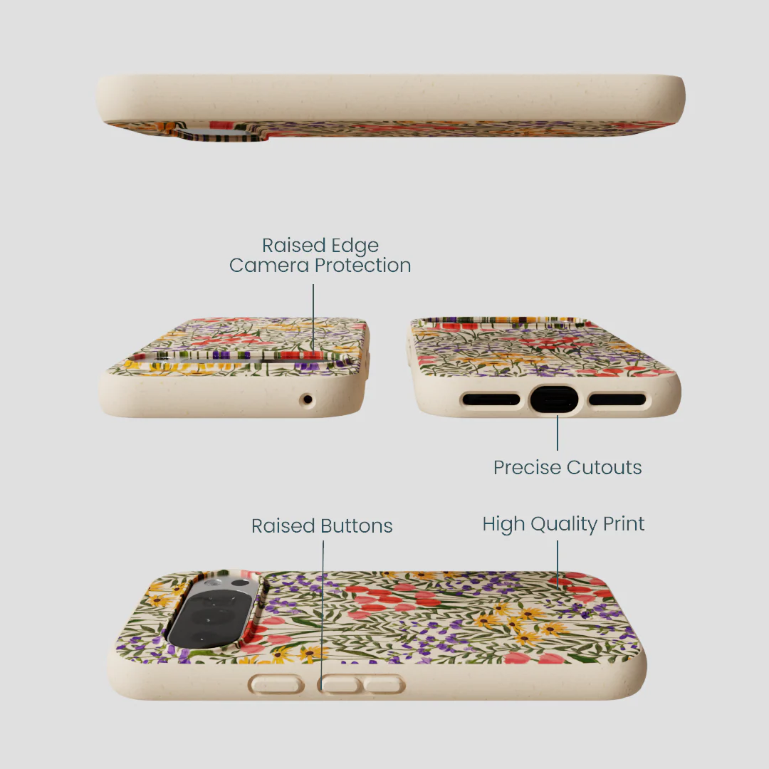 Seashell Flower Field Google Pixel 10/10 Pro Case - Image 3