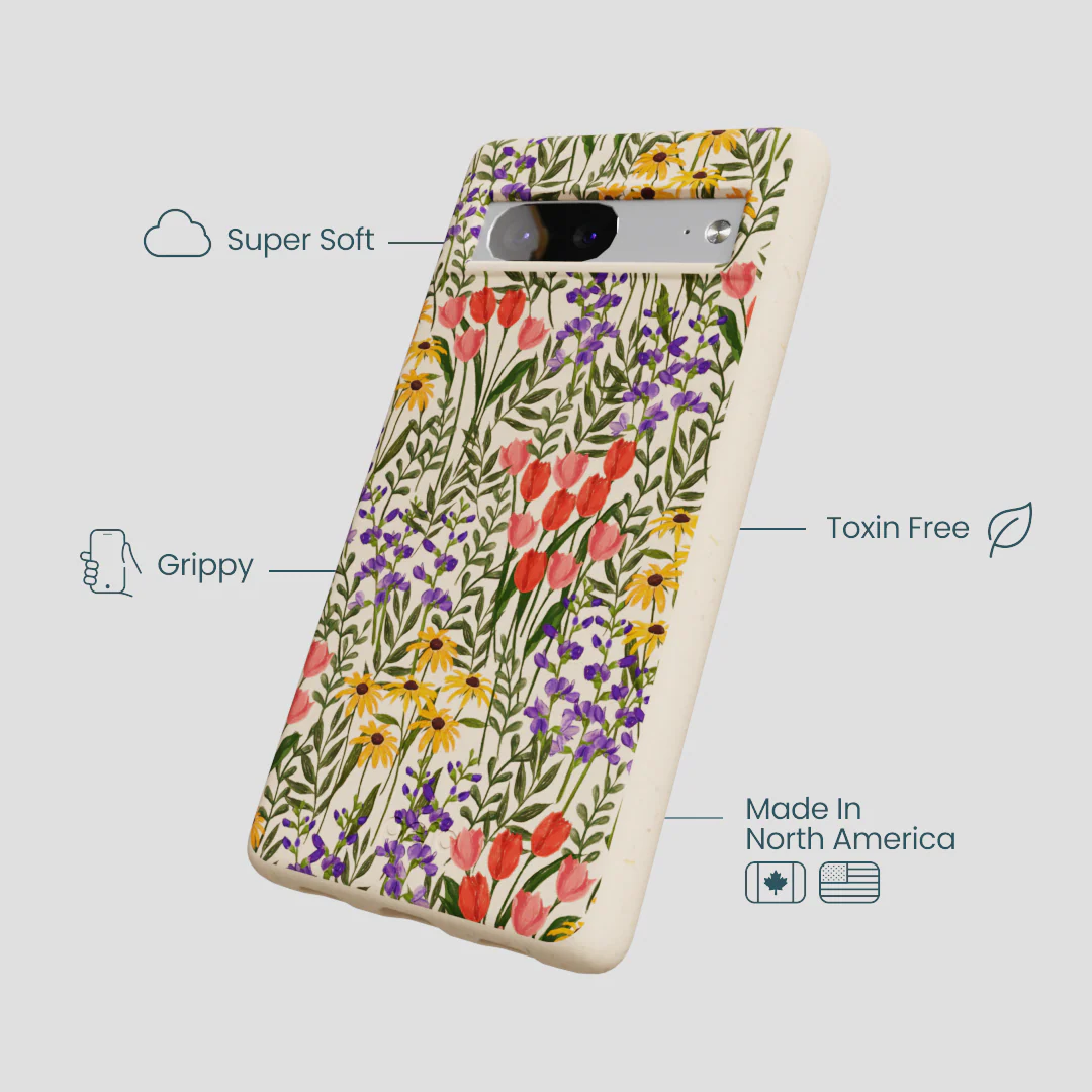 Seashell Flower Field Google Pixel 7 Case - Image 4