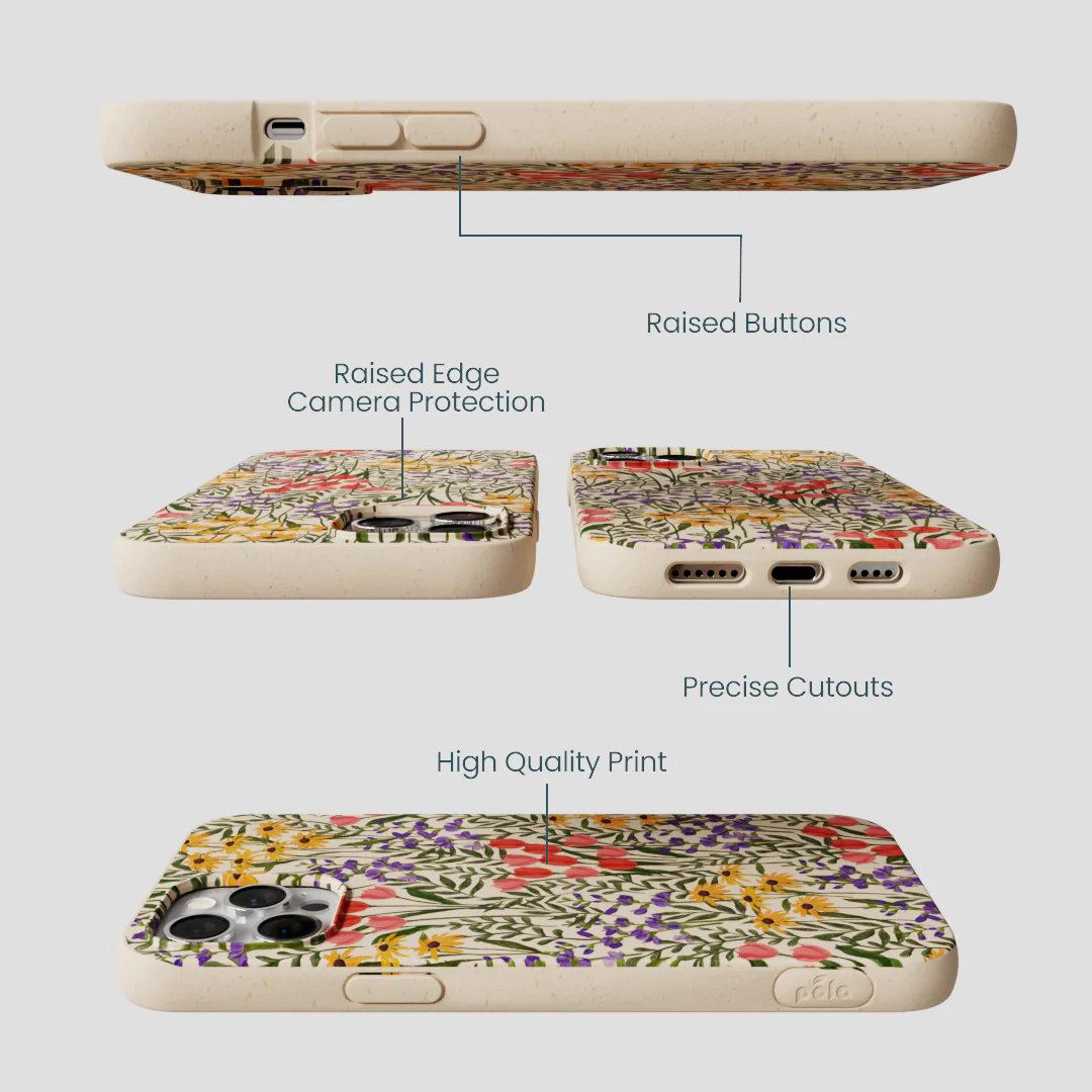 Seashell Flower Field iPhone 12 Pro Max Case - Image 3