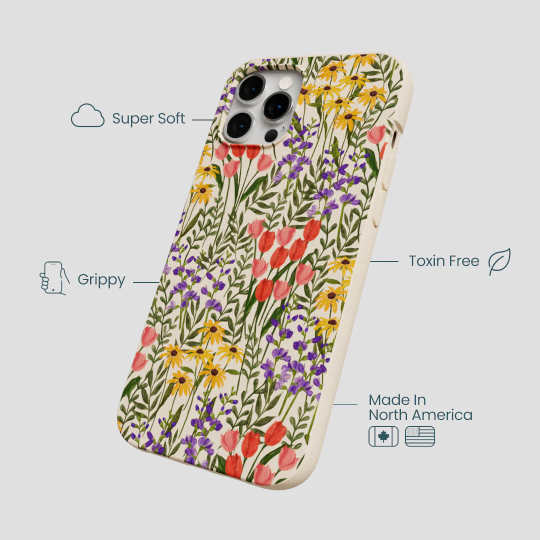 Seashell Flower Field iPhone 12 Pro Max Case - Image 4