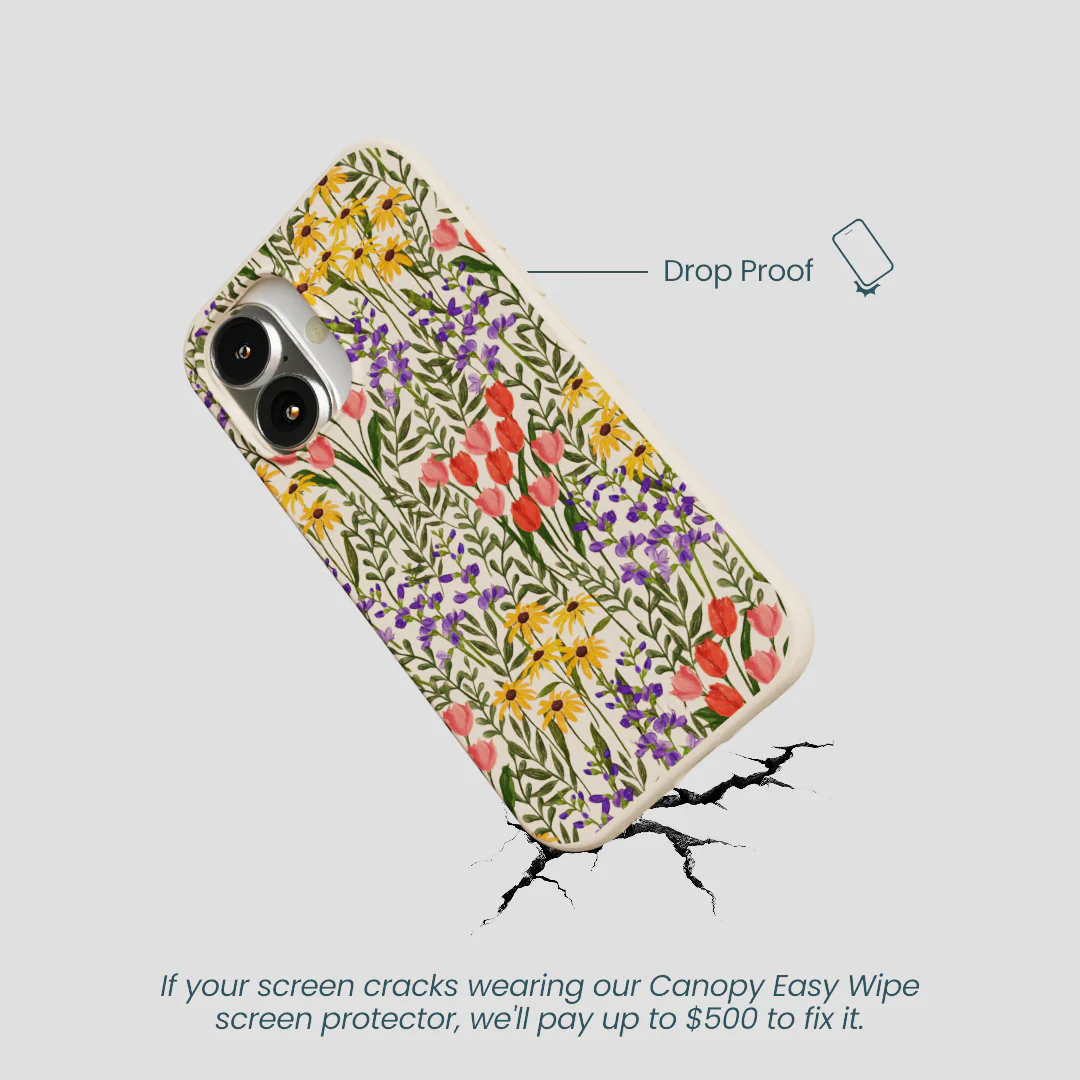 Seashell Flower Field iPhone 16 Case - Image 5