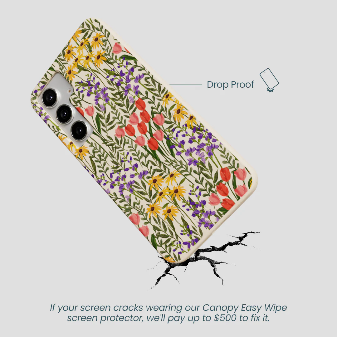 Seashell Flower Field Samsung Galaxy S25+(Plus) Case - Image 5