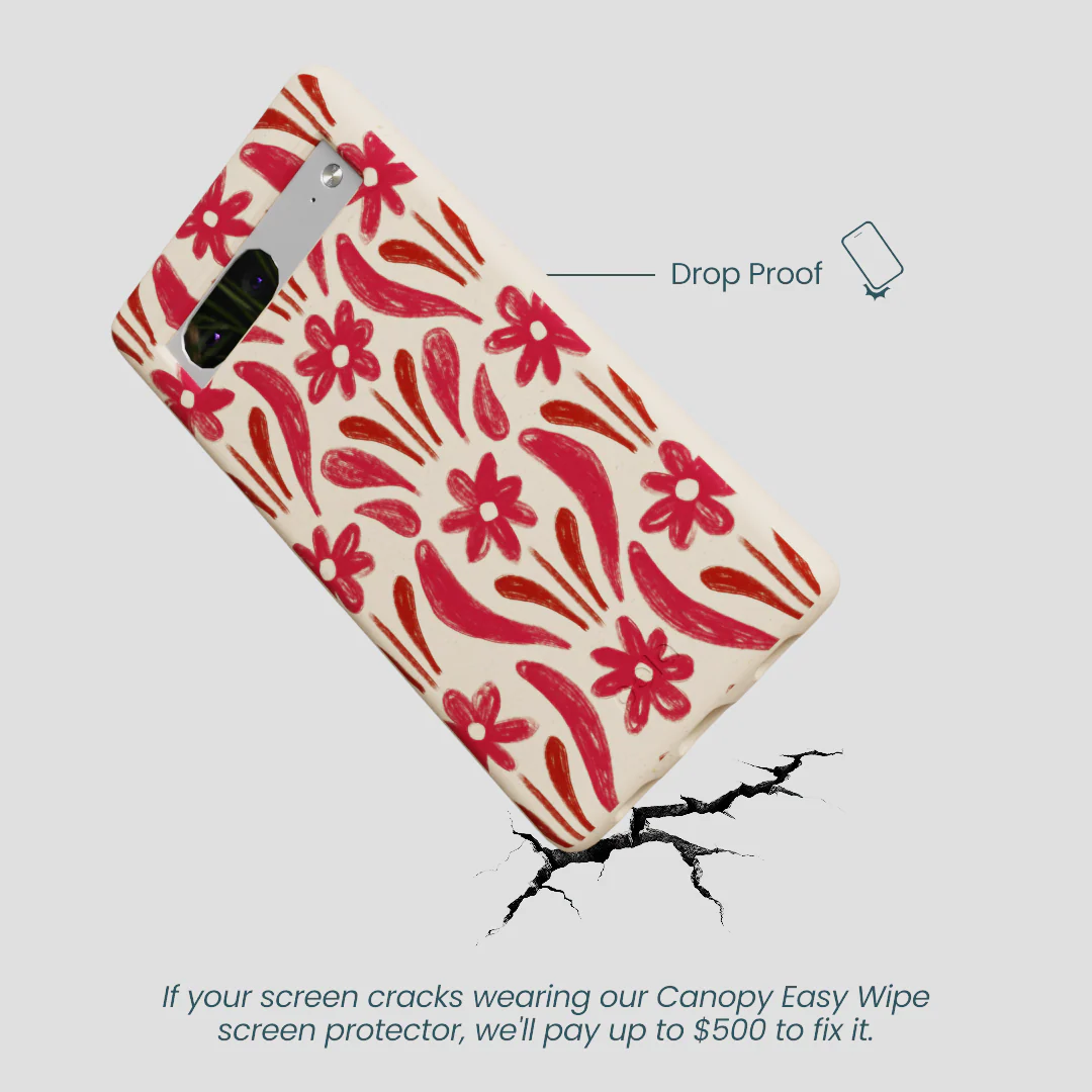 Seashell Flower Stack Google Pixel 7a Case - Image 5