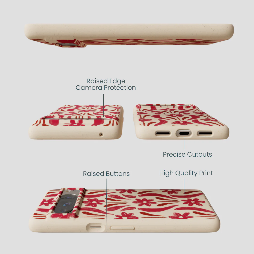 Seashell Flower Stack Google Pixel 8 Pro Case - Image 3