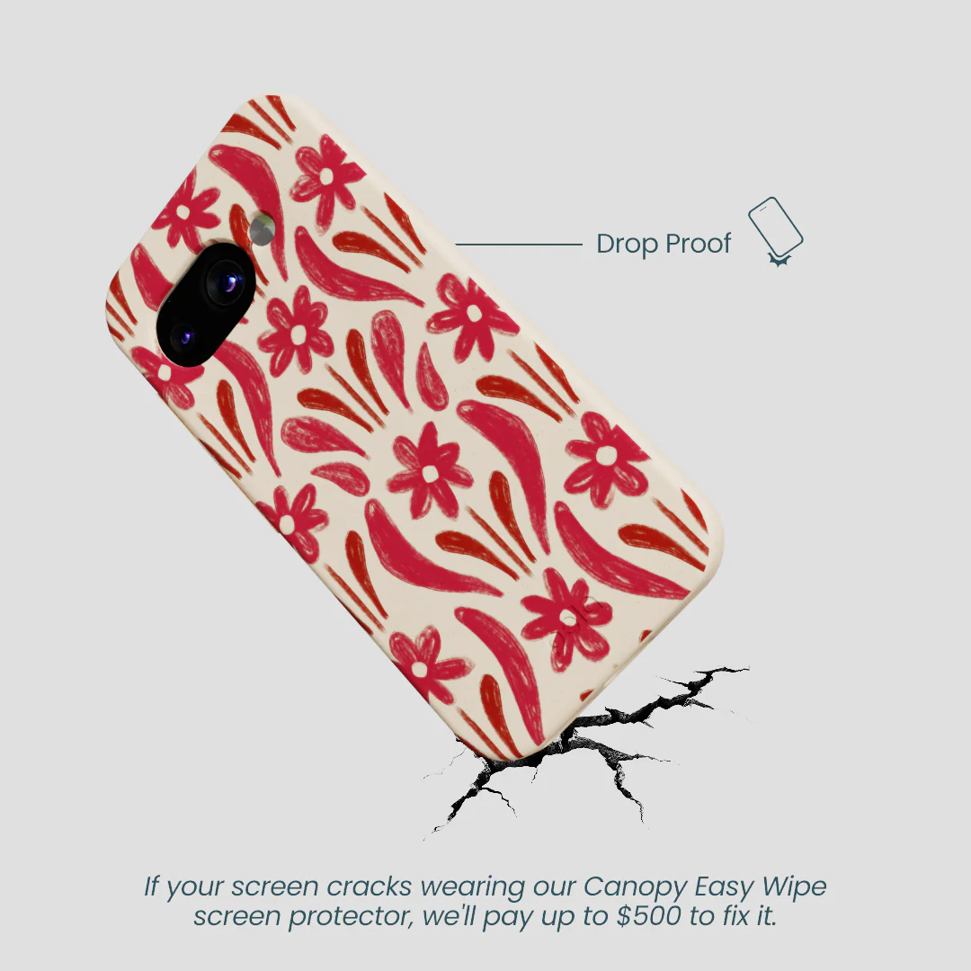 Seashell Flower Stack Google Pixel 9a Case - Image 5