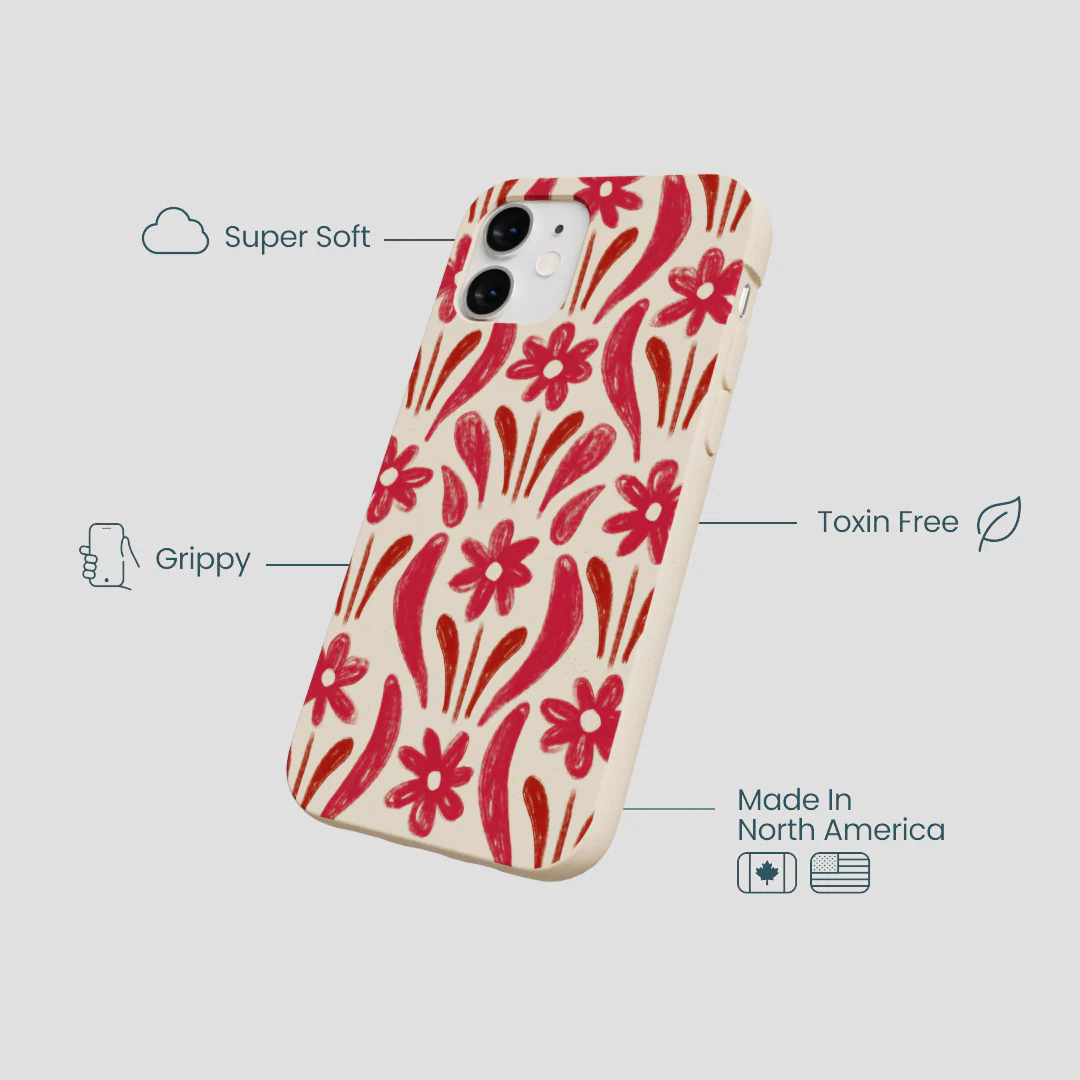 Seashell Flower Stack iPhone 12 Mini Case - Image 4