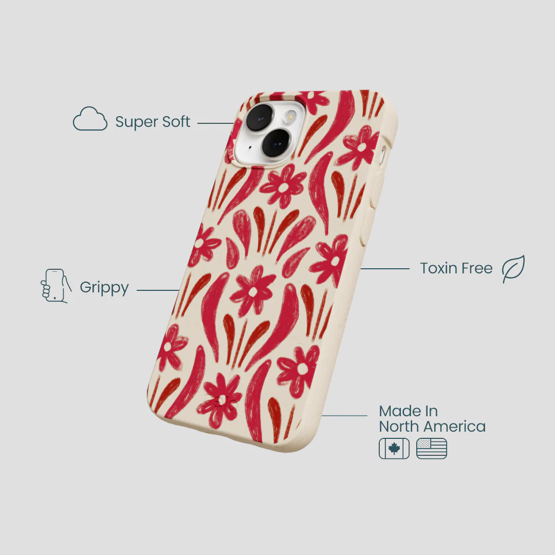 Seashell Flower Stack iPhone 13 Mini Case - Image 4