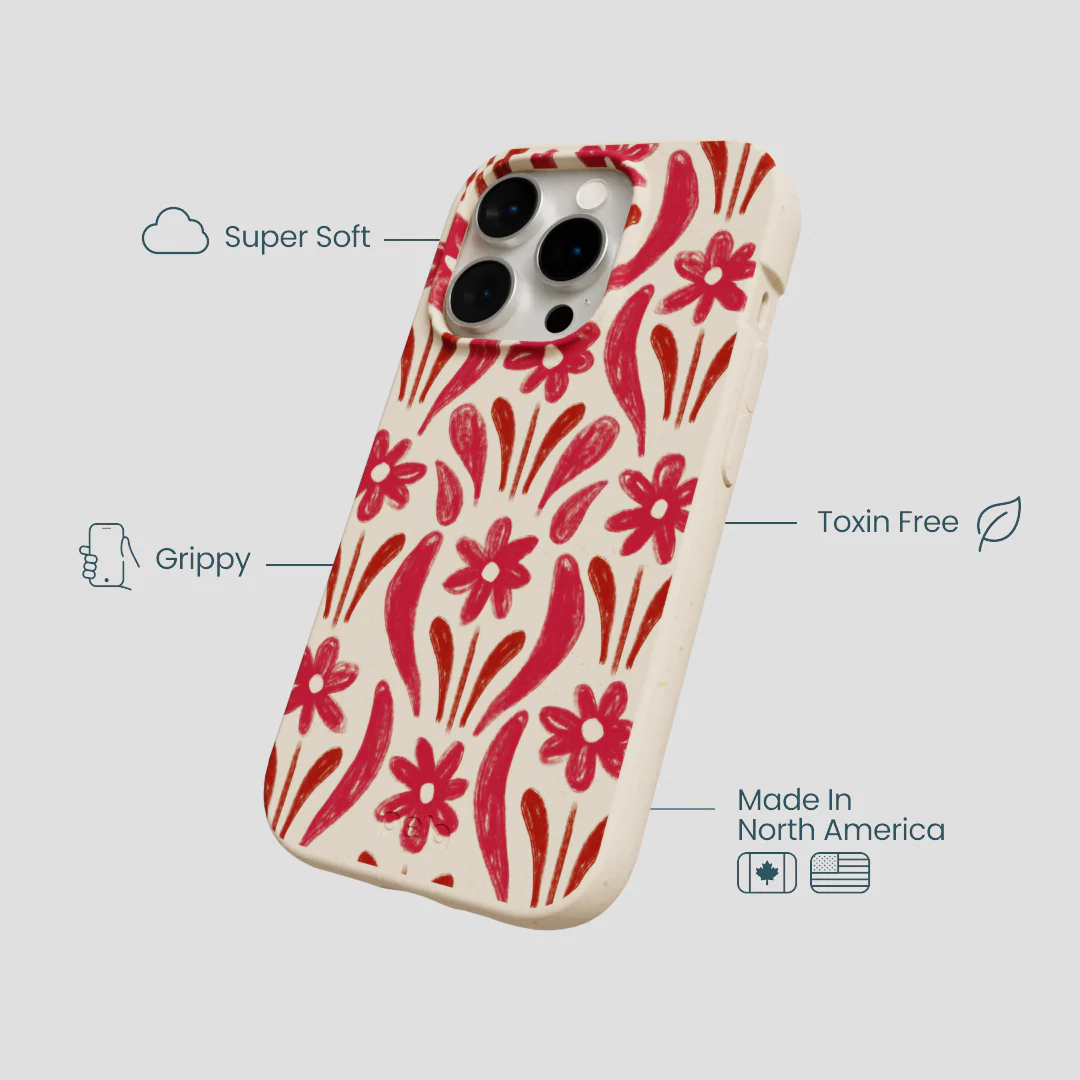 Seashell Flower Stack iPhone 14 Pro Case - Image 4