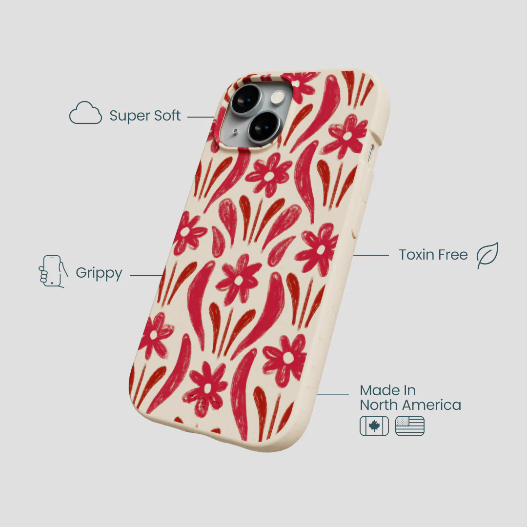 Seashell Flower Stack iPhone 15 Case - Image 4