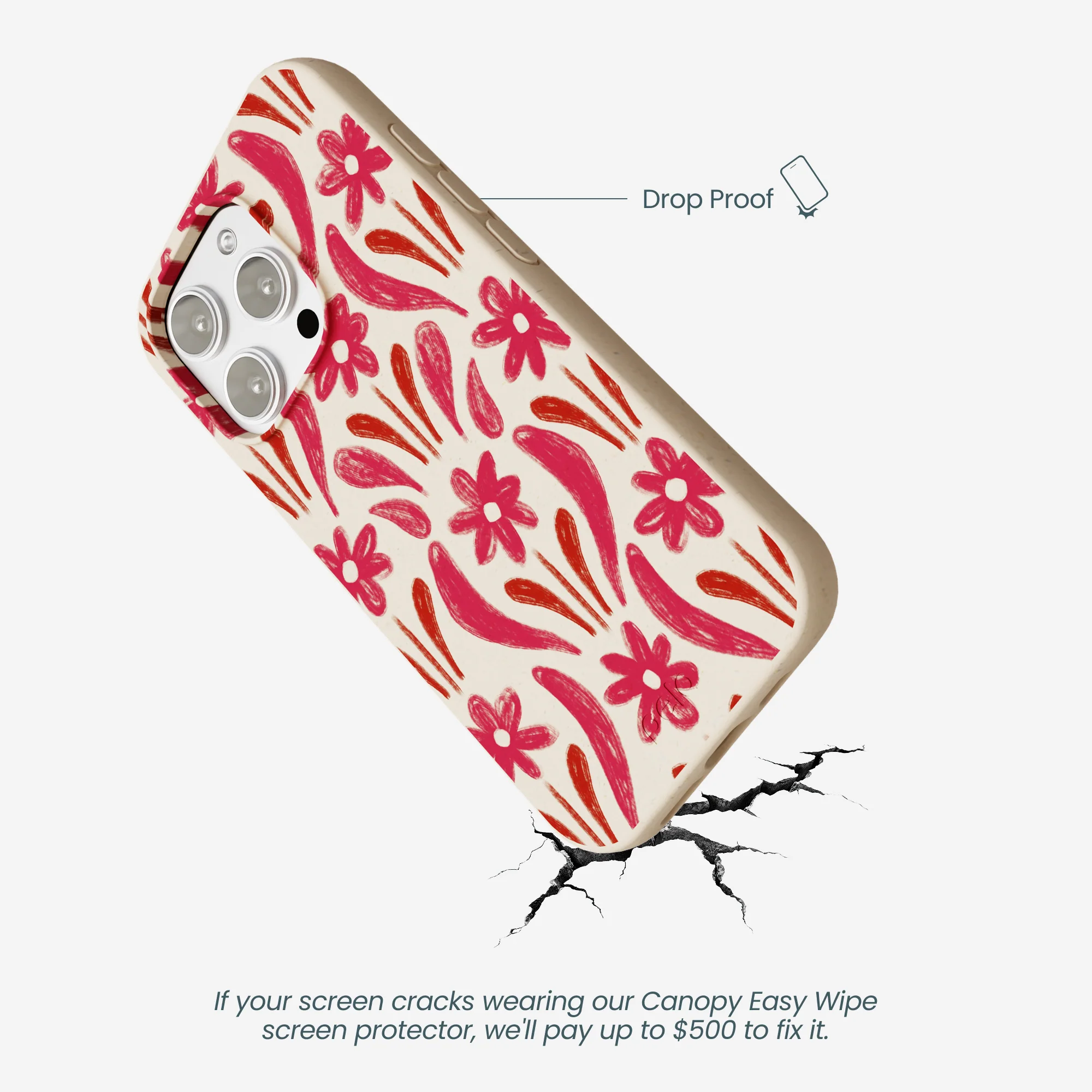 Seashell Flower Stack iPhone 16 Pro Max Case - Image 5