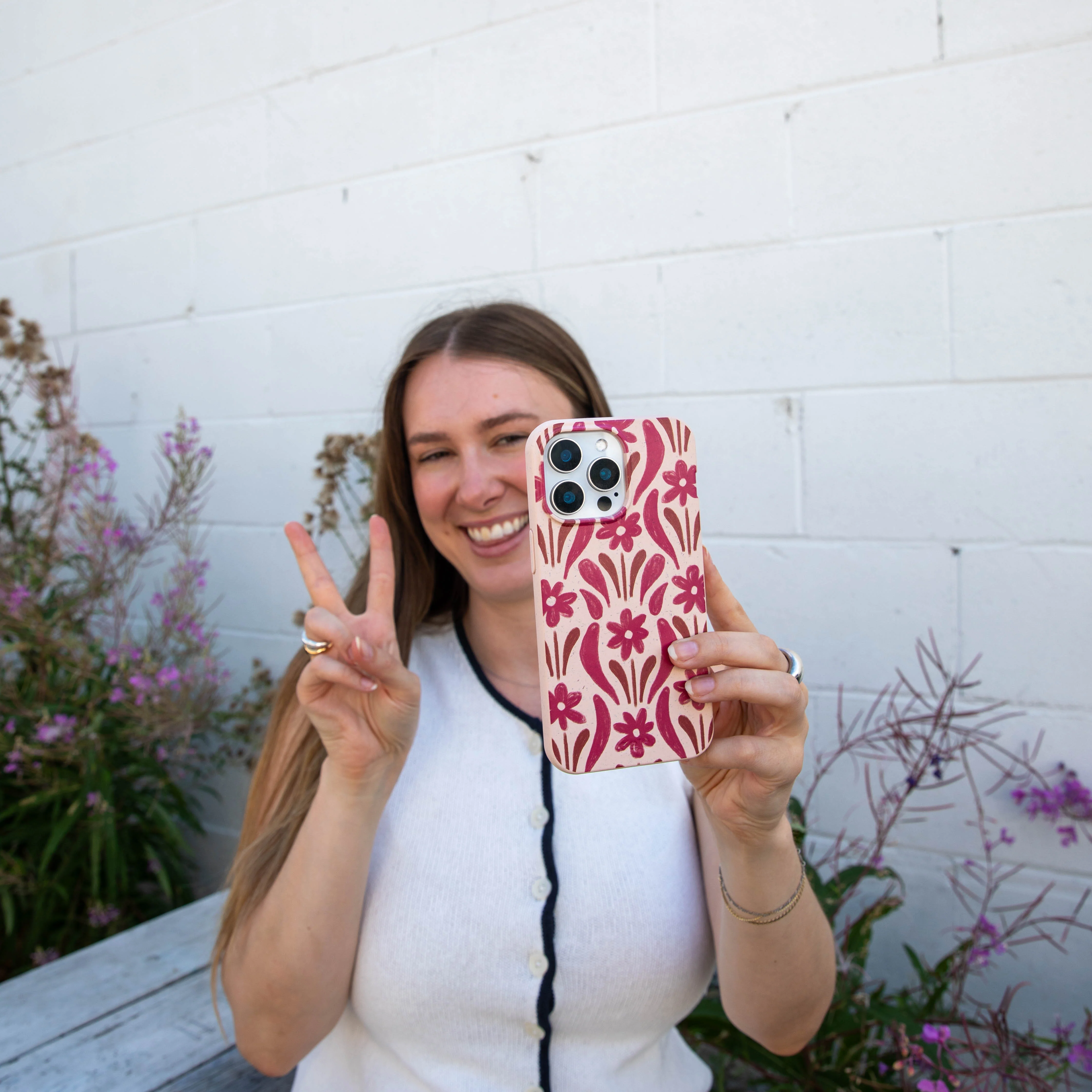 Seashell Flower Stack iPhone 6/6s/7/8/SE Case - Image 10