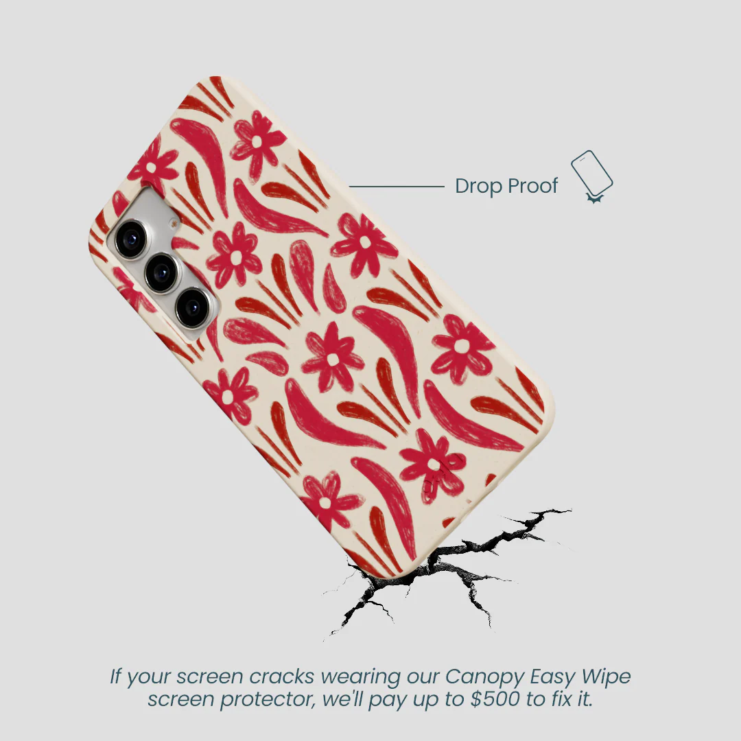 Seashell Flower Stack Samsung Galaxy S25 Case - Image 5