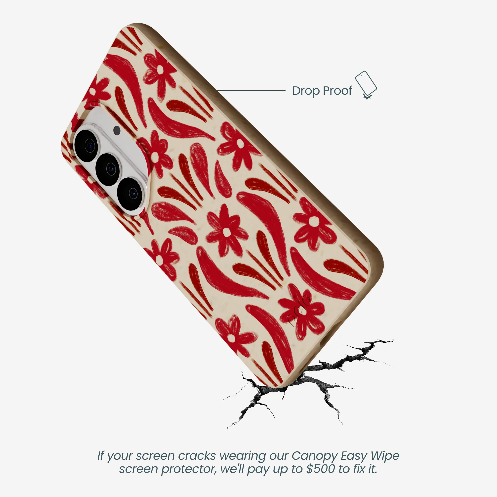 Seashell Flower Stack Samsung Galaxy S26 Case - Image 5