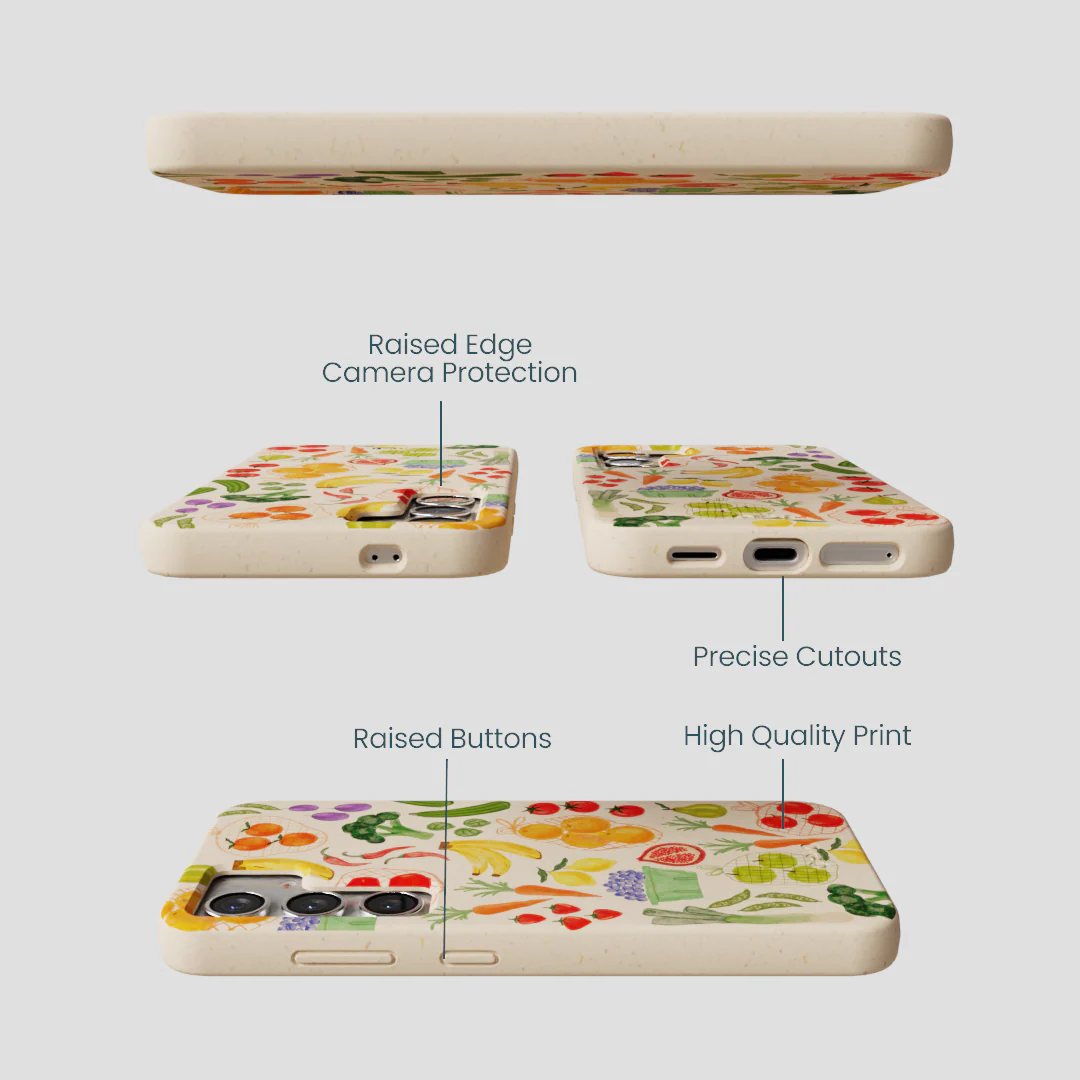 Seashell Fresh Market Samsung Galaxy S25 Case - Image 3