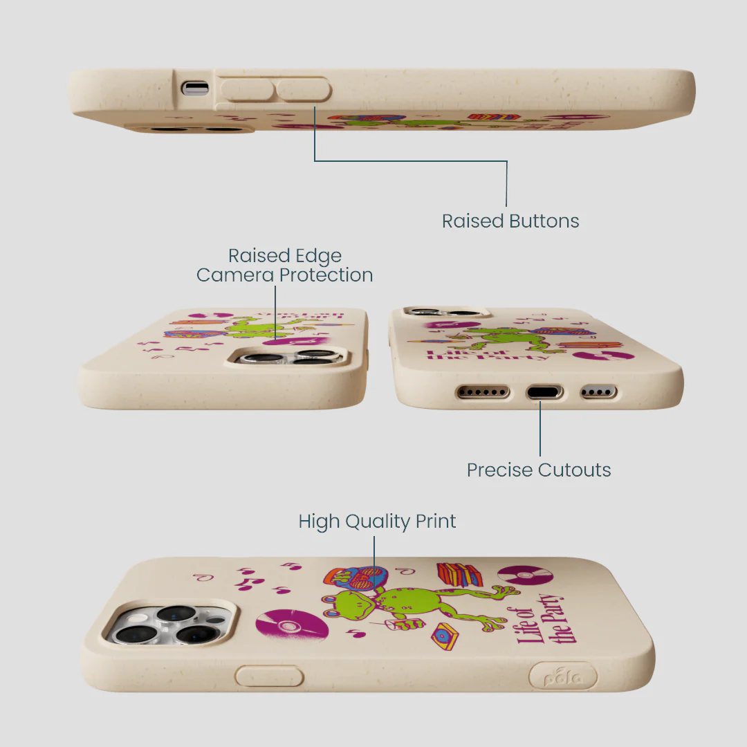 Seashell Frog Party iPhone 12 Pro Max Case - Image 3