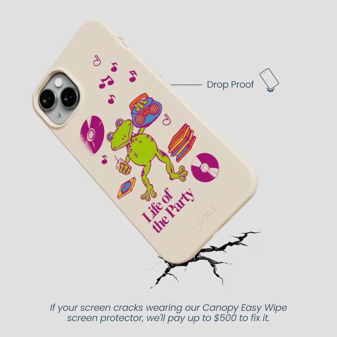 Seashell Frog Party iPhone 14 Plus Case - Image 5