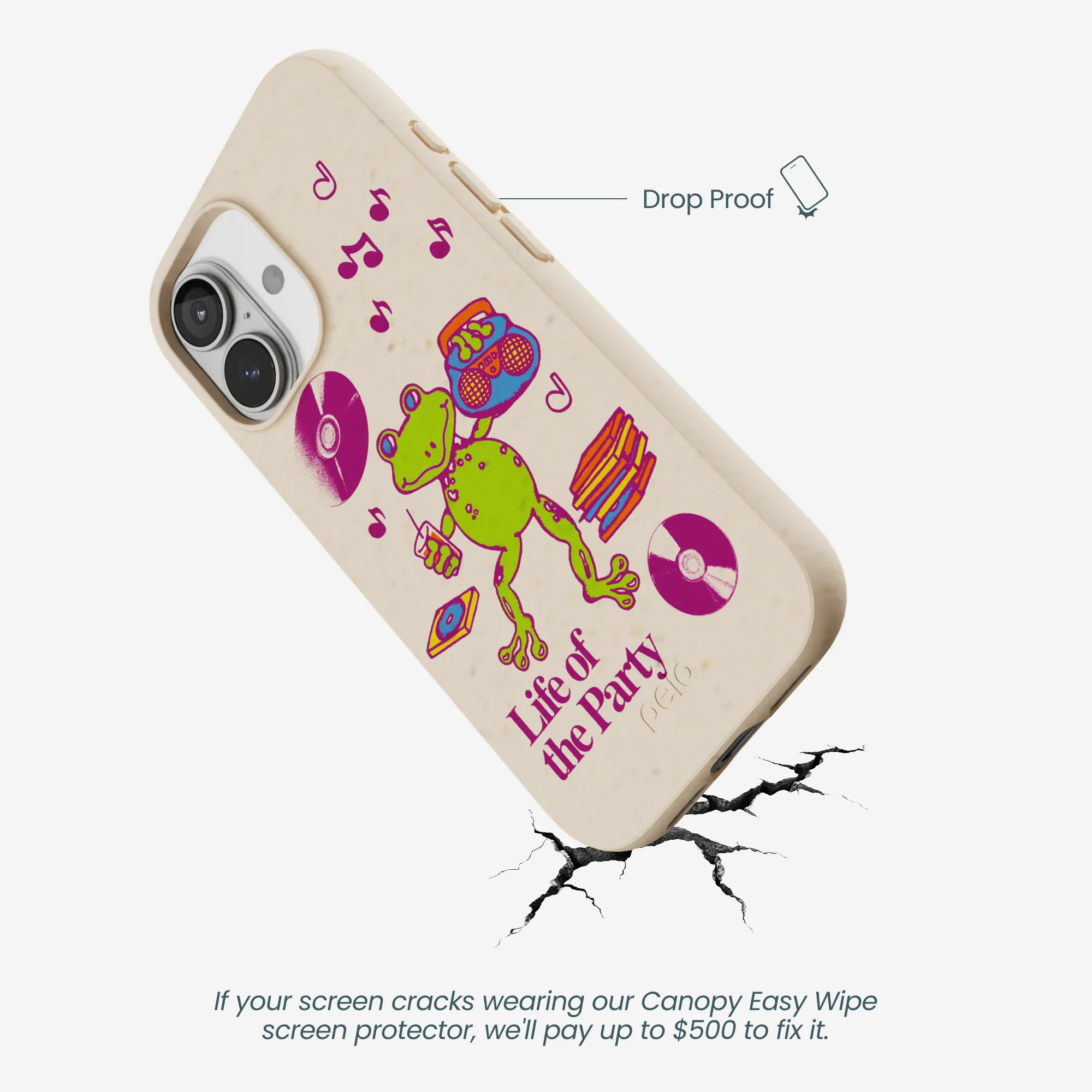 Seashell Frog Party iPhone 17 Case - Image 5