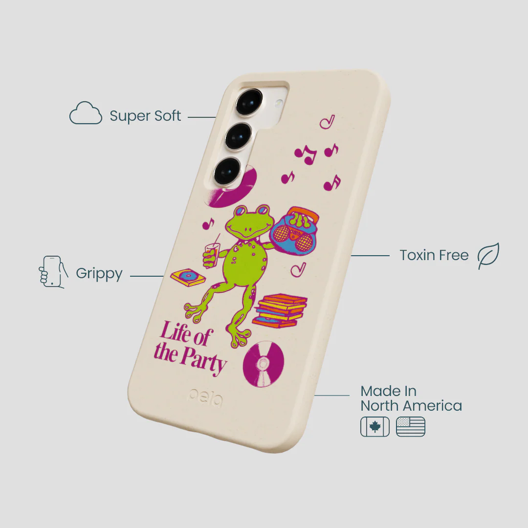 Seashell Frog Party Samsung Galaxy S24 Case - Image 4