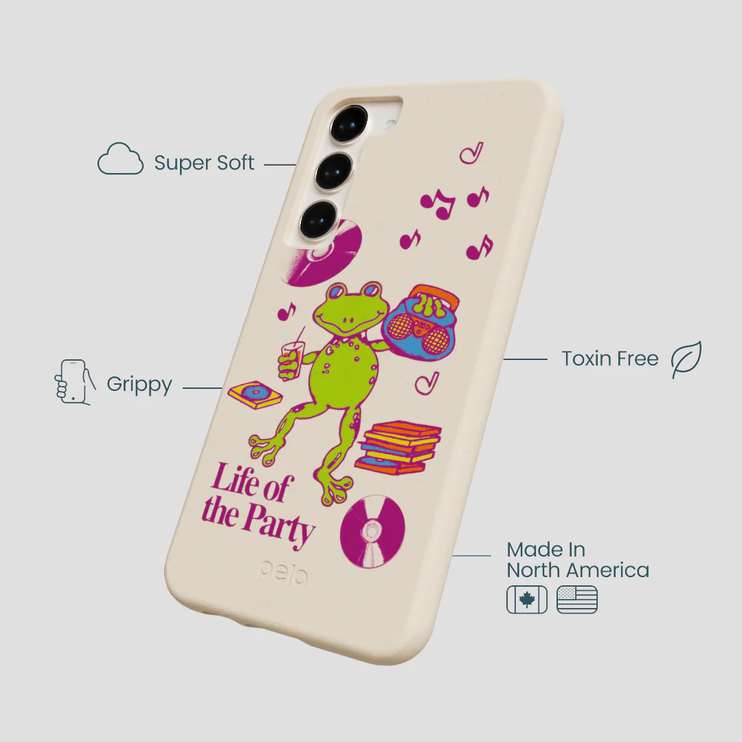 Seashell Frog Party Samsung Galaxy S24+(Plus) Case - Image 4