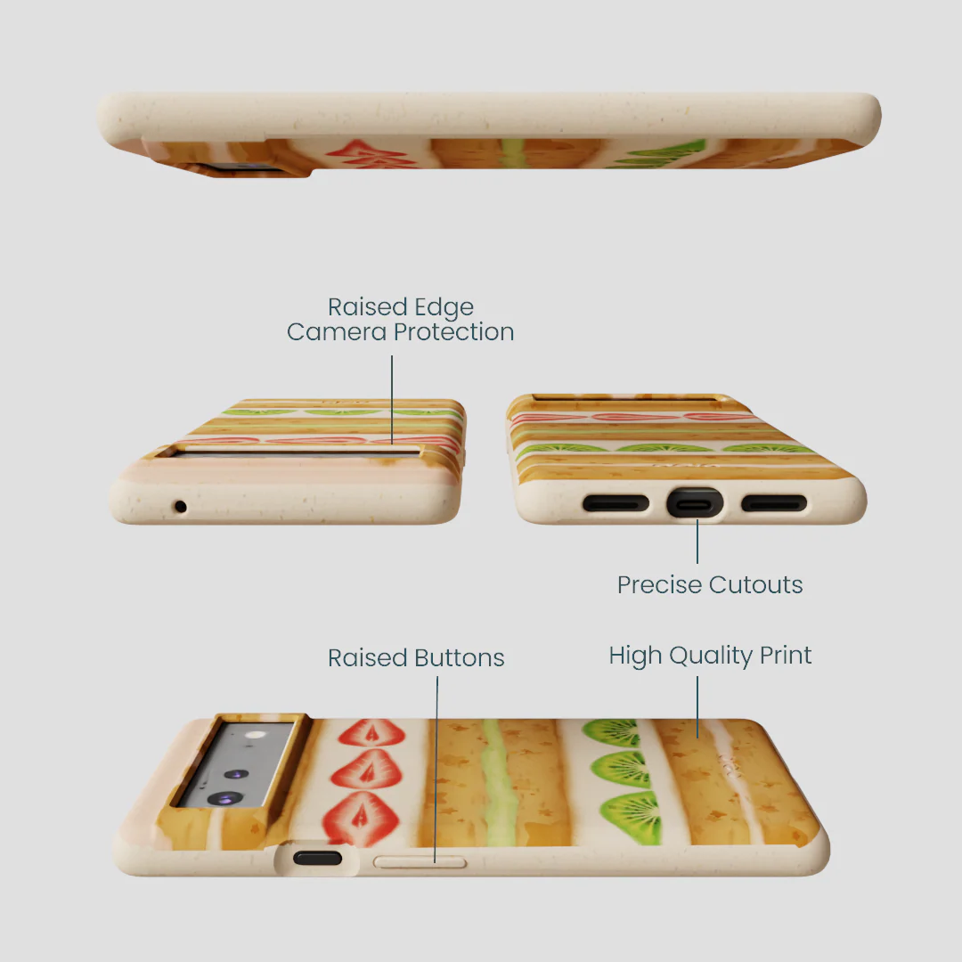 Seashell Fruit Cake Google Pixel 6 Case - Image 3