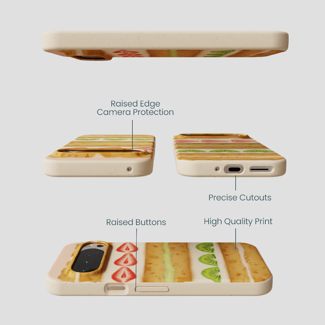 Seashell Fruit Cake Google Pixel 9/9 Pro Case - Image 3