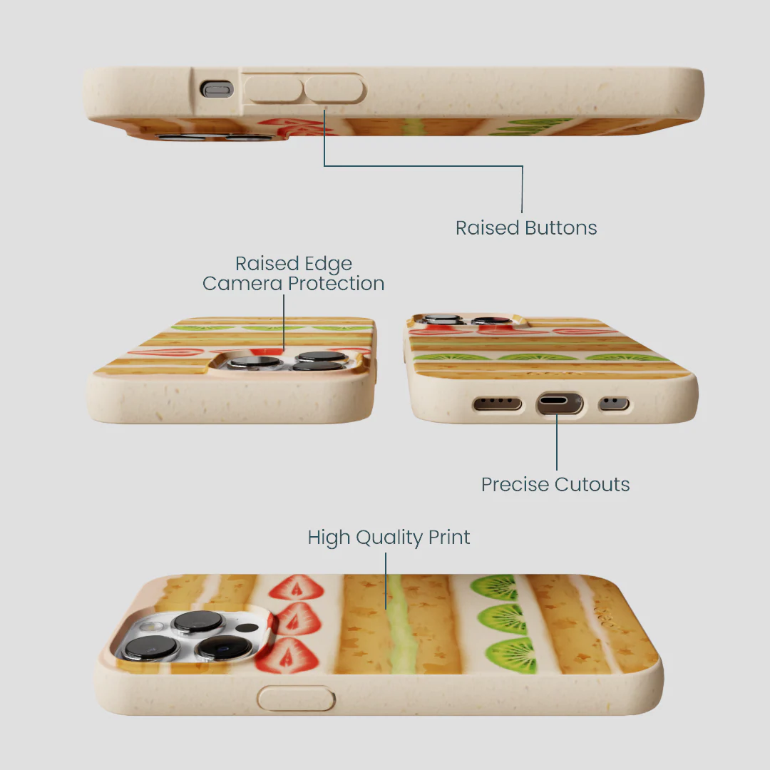 Seashell Fruit Cake iPhone 13 Pro Max Case - Image 3