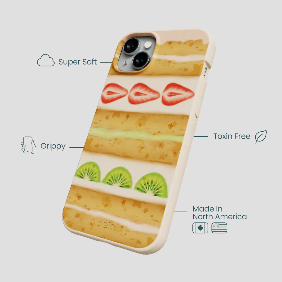 Seashell Fruit Cake iPhone 14 Plus Case - Image 4