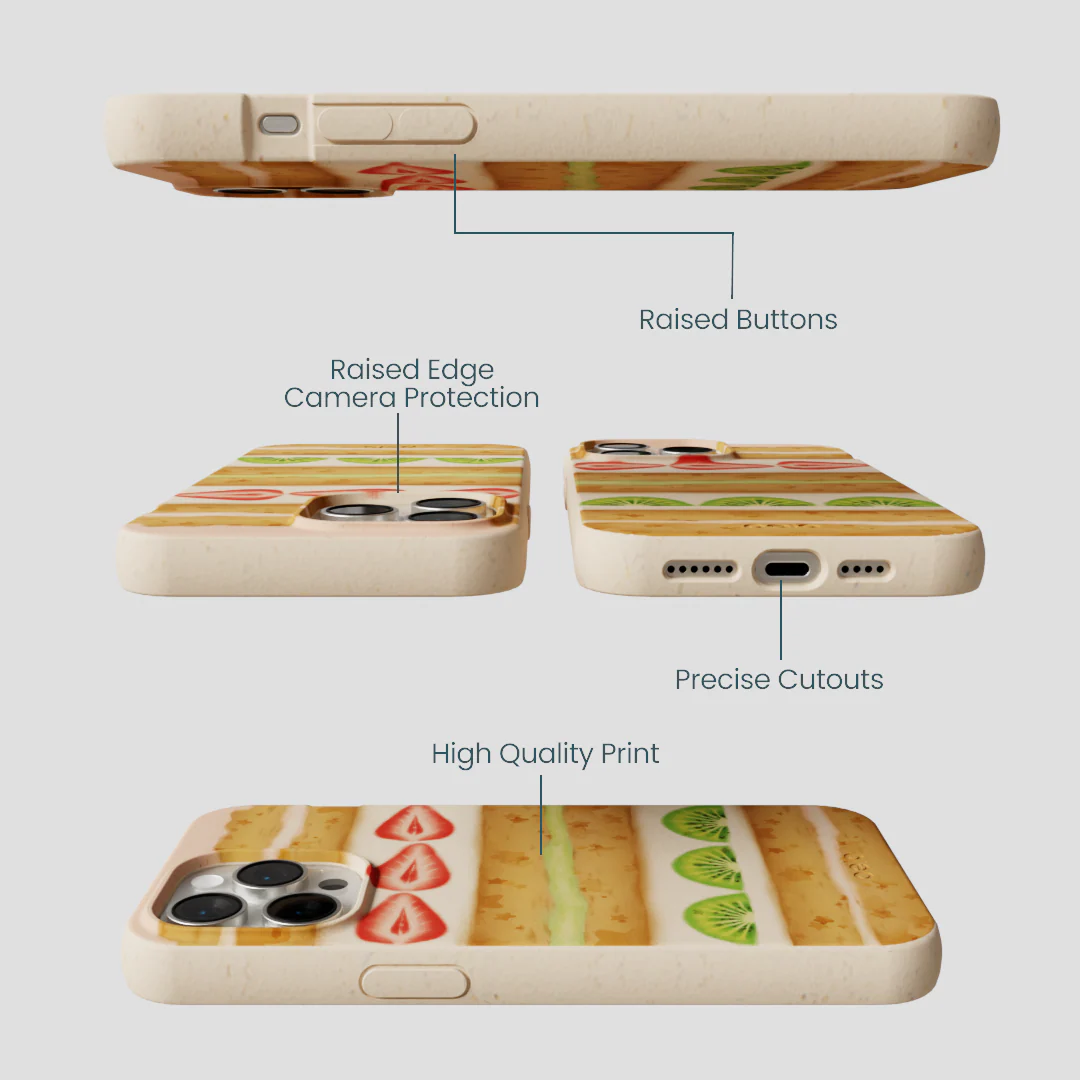Seashell Fruit Cake iPhone 14 Pro Max Case - Image 3