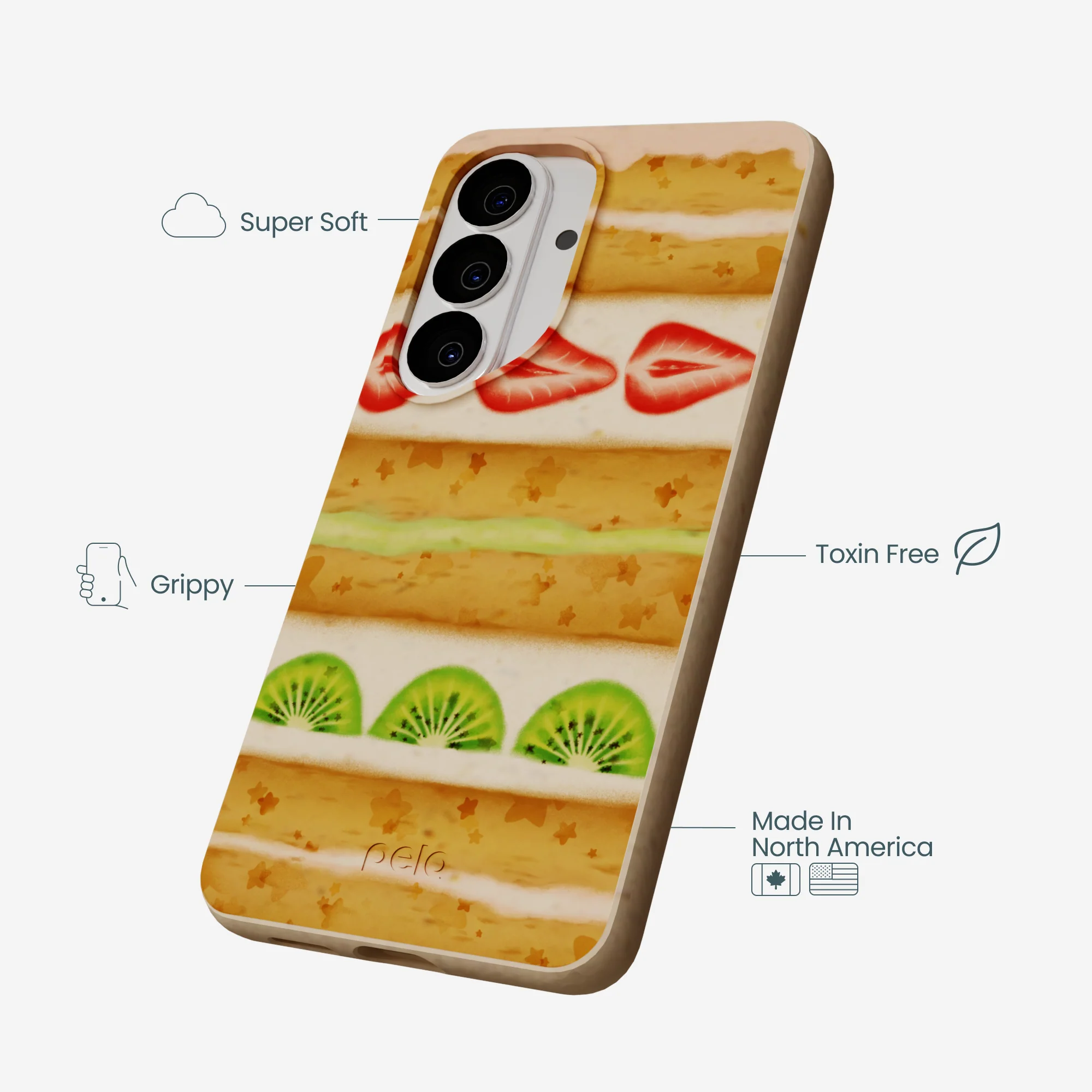 Seashell Fruit Cake Samsung Galaxy S26 Case - Image 4