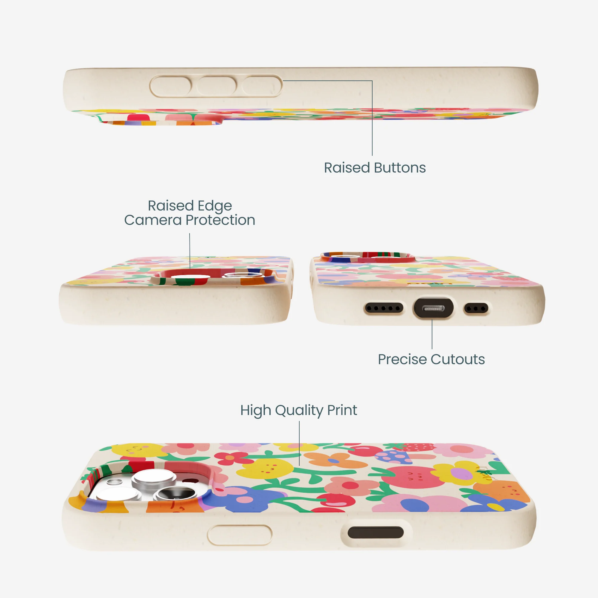 Seashell Fruity Cutie iPhone 16 Pro Max Case - Image 3