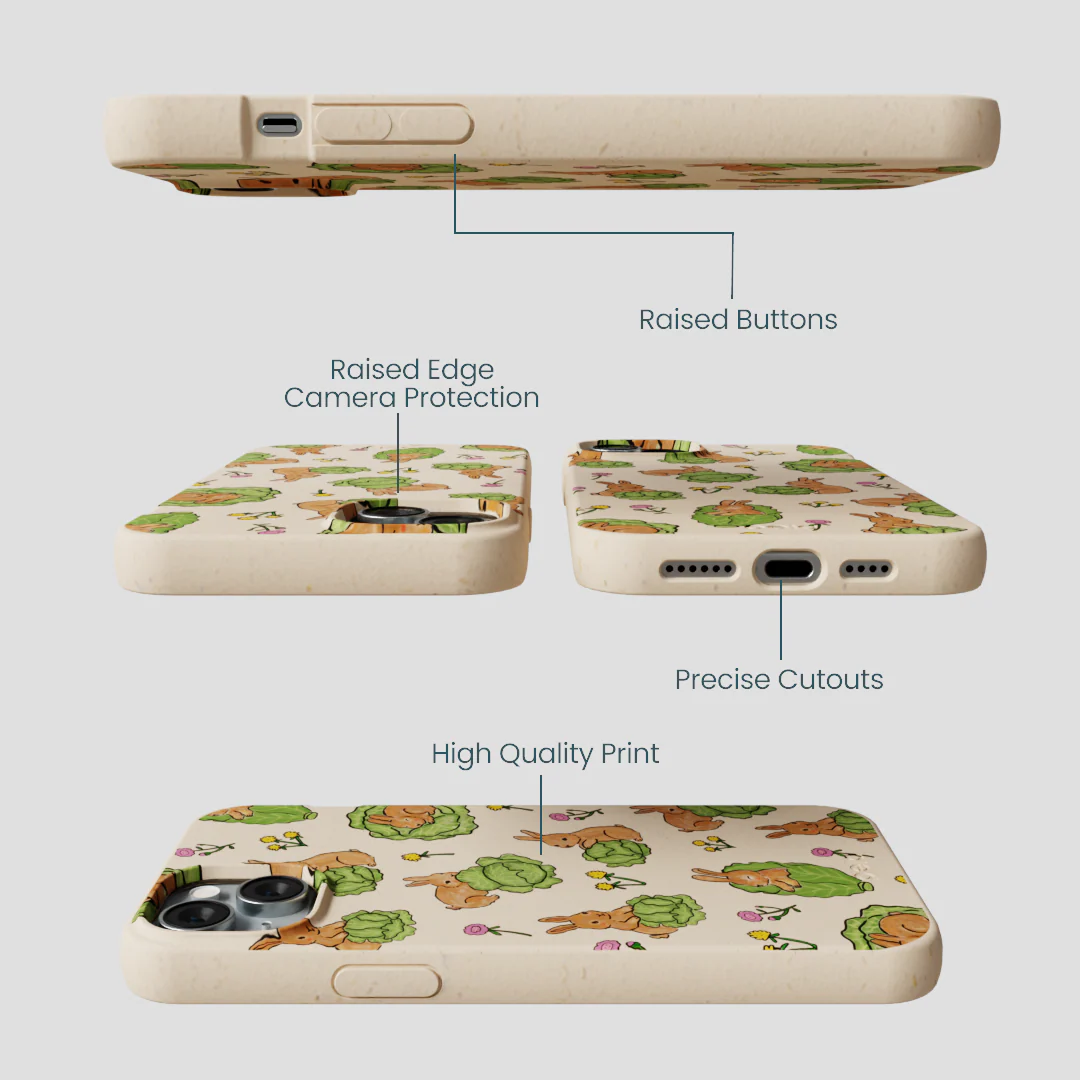 Seashell Garden Snack iPhone 14 Plus Case - Image 3