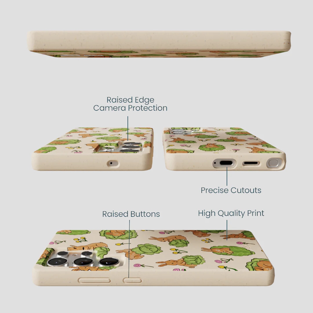 Seashell Garden Snack Samsung Galaxy S25 Ultra Case - Image 3