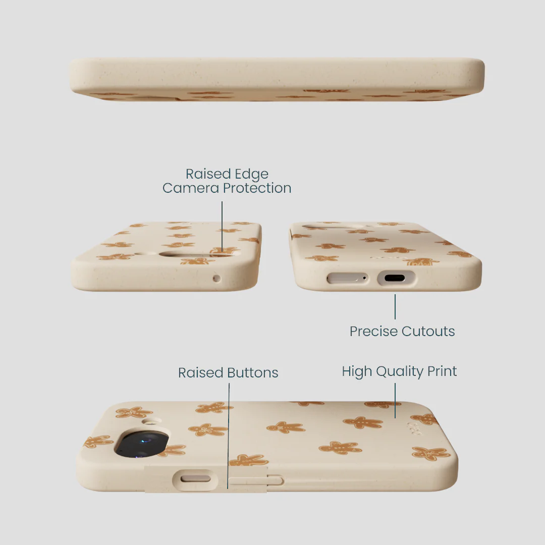 Seashell Gingerbread delight Google Pixel 9a Case - Image 3