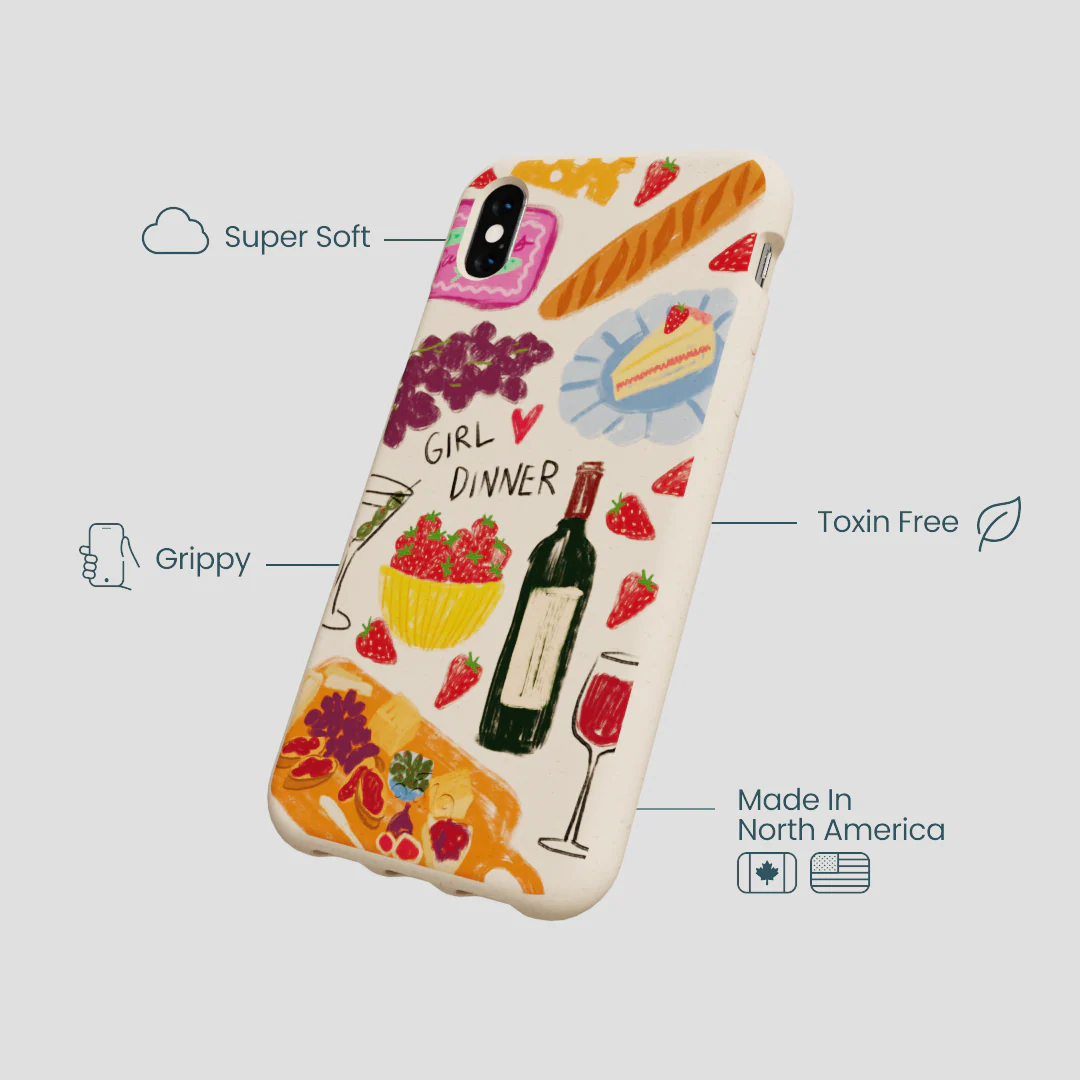Seashell Girl Dinner iPhone XR Case - Image 4