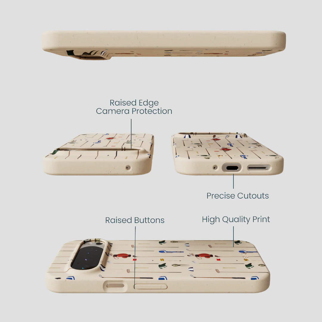 Seashell Golf Time Google Pixel 9/9 Pro Case - Image 2