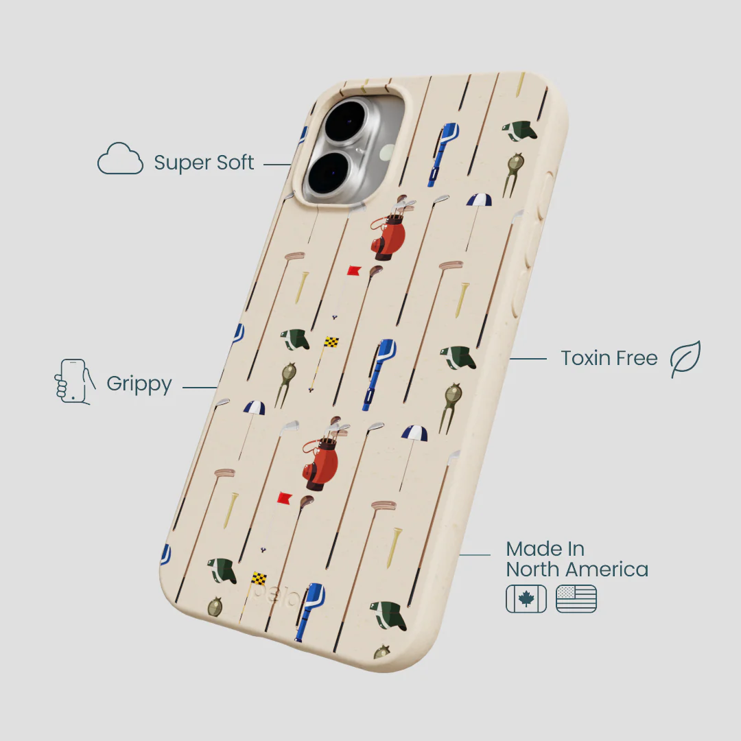 Seashell Golf Time iPhone 16 Plus Case - Image 4