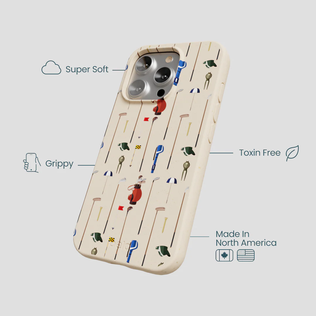 Seashell Golf Time iPhone 16 Pro Case - Image 4