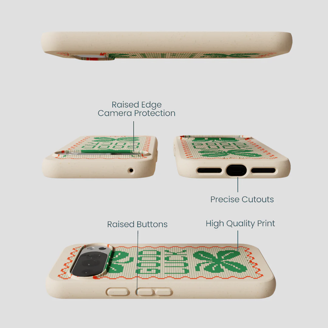 Seashell Good Luck Lace Google Pixel 10/10 Pro Case - Image 3