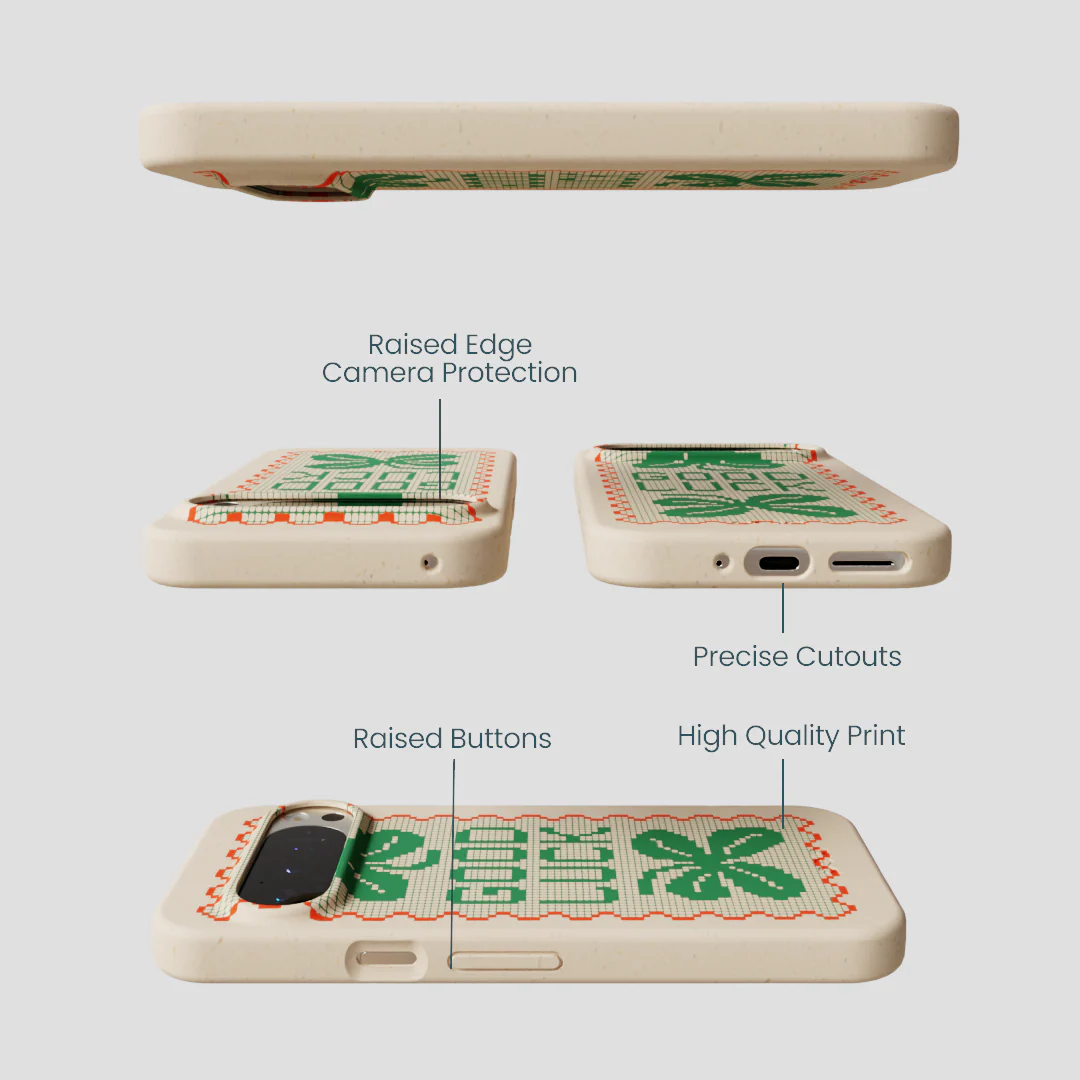 Seashell Good Luck Lace Google Pixel 9/9 Pro Case - Image 3