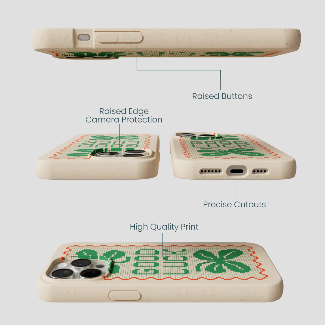 Seashell Good Luck Lace iPhone 15 Pro Max Case - Image 3