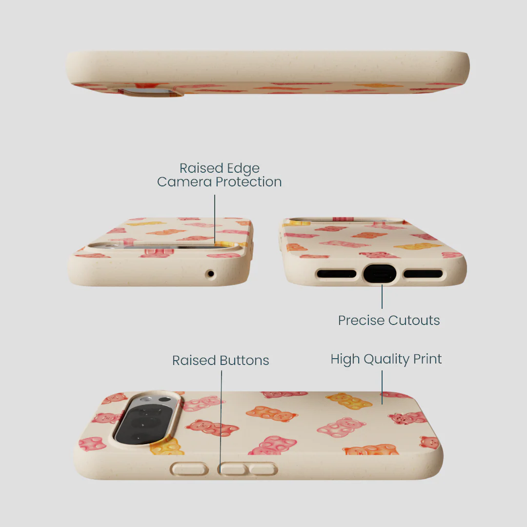 Seashell Gummy Bears Google Pixel 10/10 Pro Case - Image 3