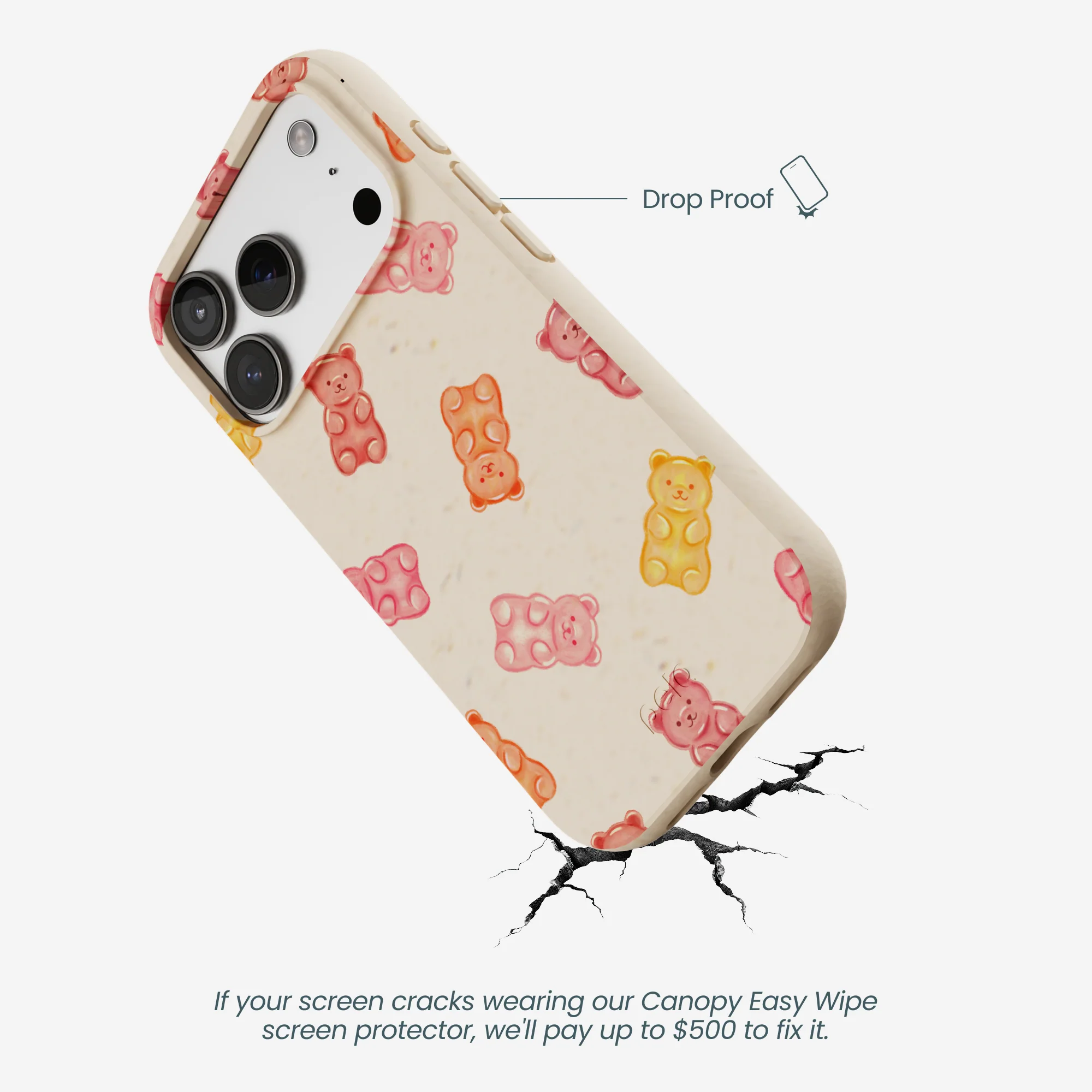 Seashell Gummy Bears iPhone 17 Pro Case - Image 5