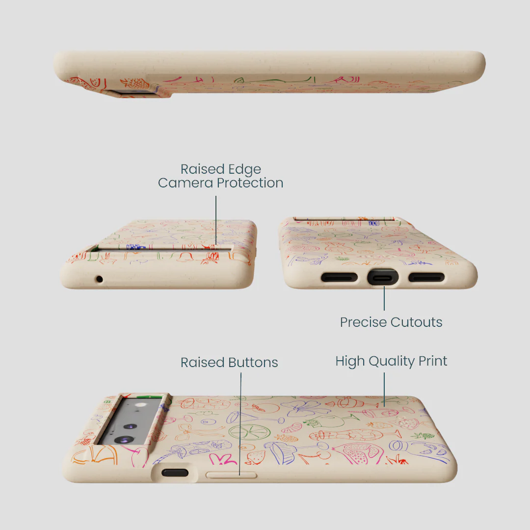 Seashell Happy Hour Google Pixel 6a Case - Image 3