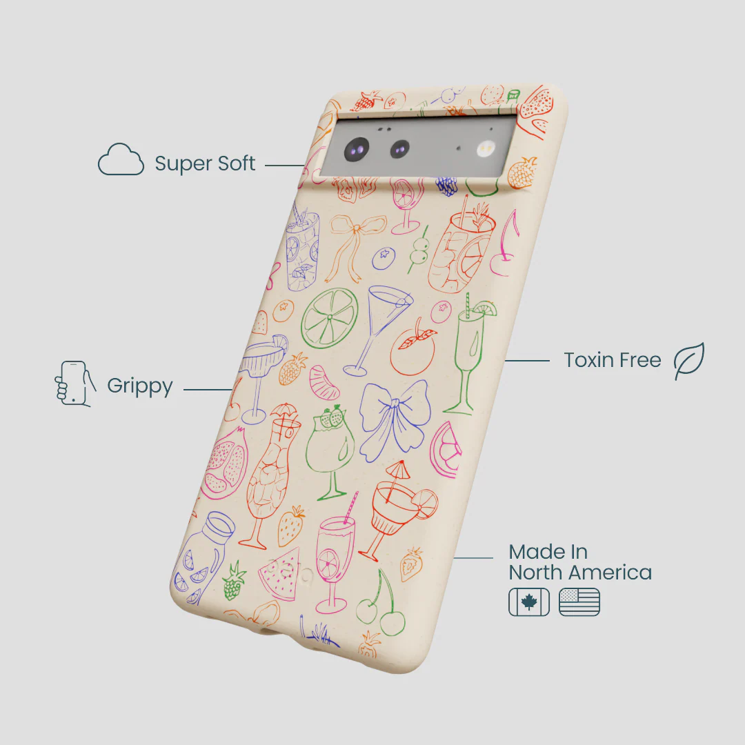 Seashell Happy Hour Google Pixel 6a Case - Image 4